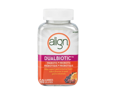 Align DualBiotic Prebiotic + Probiotic Gummies - 60s