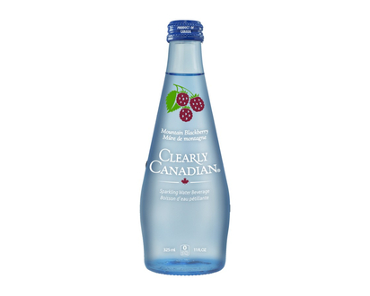 Clearly Canadian Sparkling Water Beverage - Blackberry - 325ml