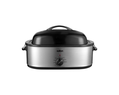 Salton Roaster Oven - Stainless Steel - Black/Silver - RS1812SS