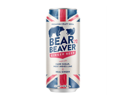 Bear n Beaver Soda - Ginger Beer - 473ml