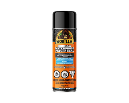 Gorilla Waterproof Patch and Seal Spray - Black - 453g