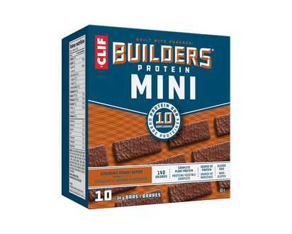 CLIF Builders Mini Protein Bars - Chocolate Peanut Butter - 10x34