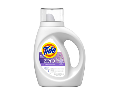 Tide Zero Soft Lavender Liquid Laundry Detergent - 1.24L /32 loads