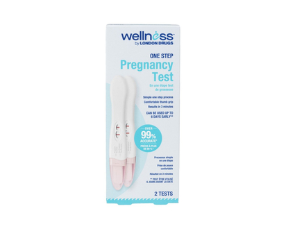 Wellness by London Drugs One Step Pregnancy Test - 2's
