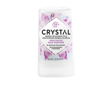 Crystal Mineral Deodorant Stick - Unscented - 40g