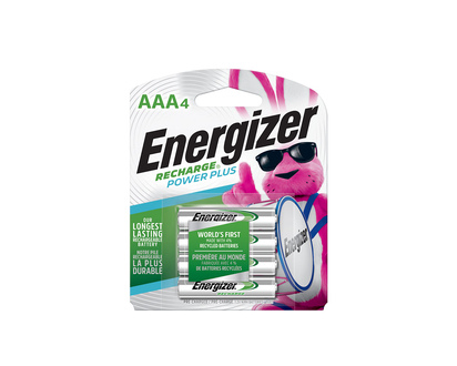 Energizer Nimh AAA Batteries - Rechargeable - 4 pack