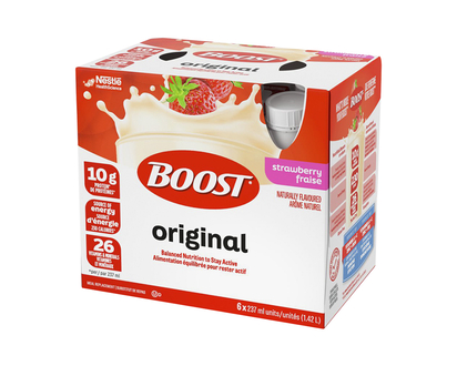 BOOST Original Protein Drink - Strawberry - 6 x 237ml