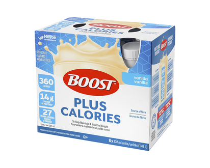 BOOST Plus Calories Protein Drink - Vanilla - 6 x 237ml