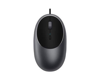 Satechi C1 USB-C Wired Mouse - Black - ST-AWUCMM