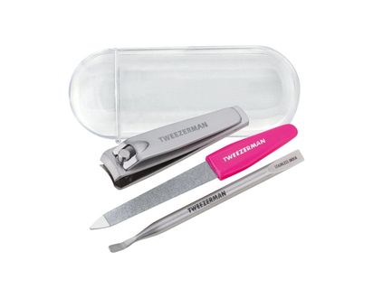 Tweezerman Mini Manicure Set - Stainless Steel - 3 piece