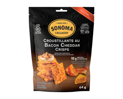 Sonoma Bacon Cheddar Cheese Crisps - 64g