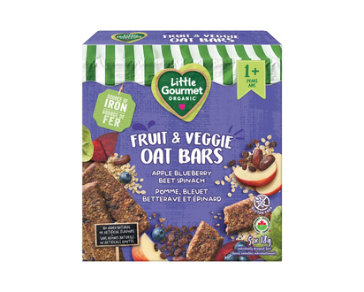 Baby Gourmet Apple Blueberry Beet Bars - 5X18g