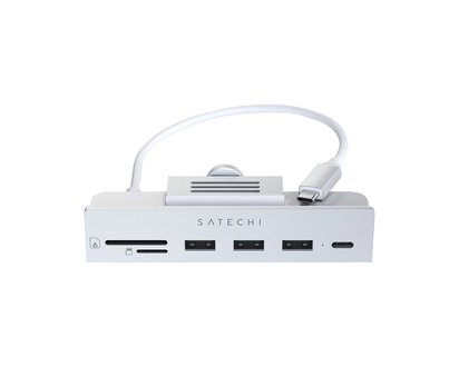 Satechi USB-C Clamp Hub for iMac - White