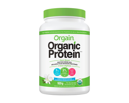 Orgain Plant-Based Protein Powder - Vanilla Bean - 920g