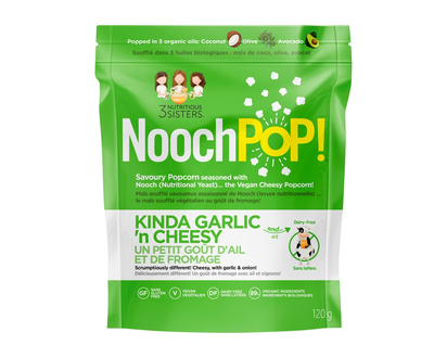 Nooch Pop Kinda Garlic & Cheesy Savoury Popcorn - 120g 