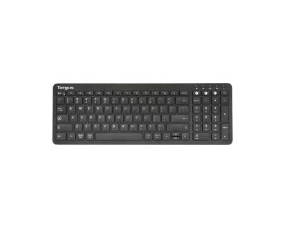 Targus Midsize Antimicrobial Multi-Device Bluetooth Keyboard - Black - AKB863US
