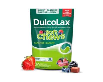 Dulcolax Soft Chews Laxatives - Mixed Berries - 30's