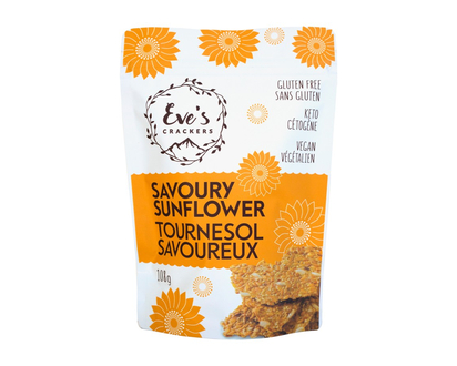 Eve's Savoury Sunflower Crackers - 108g