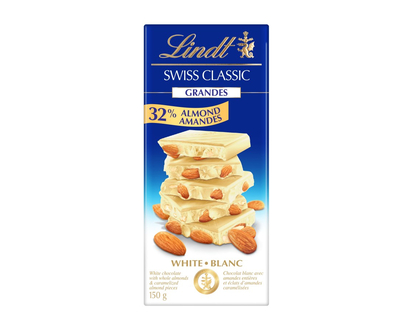 Lindt Swiss Classic Grandes - 32% Almond Amandes - 150g