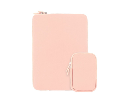 LOGiiX Vibrance Essential Laptop Sleeve and Pouch - Pink