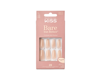 Kiss Impress Bare But Better Nails - Nude Glow