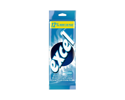 Excel Gum - Peppermint - 3 pack