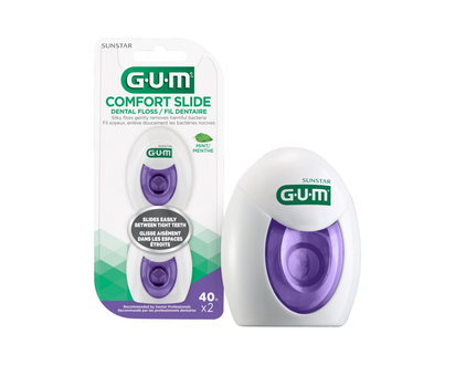 GUM Comfort Slide Dental Floss - Mint - 2 x 40m