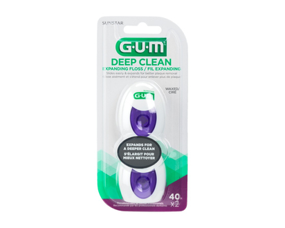 G.U.M Deepclean Expanding Dental Floss - 2X40m