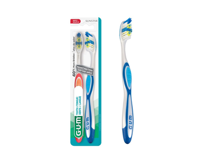 GUM Tooth & Tongue Supreme Clean Toothbrush