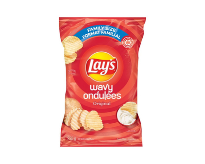 Lay's Wavy Potato Chips - Original - 235g