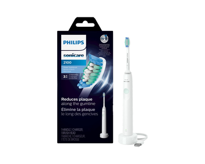 Philips Sonicare 2100 Power Toothbrush - White Mint - HX3661/04