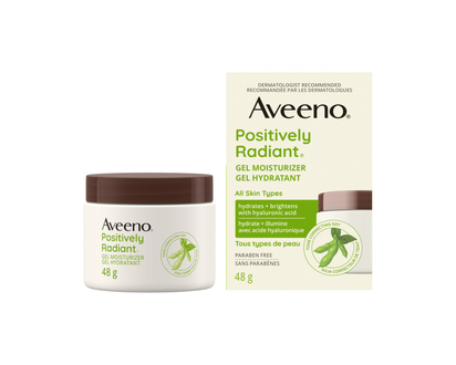 Aveeno Positively Radiant Gel Moisturizer - 48g