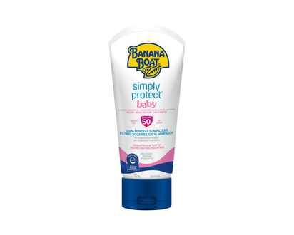Banana Boat Simply Protect Baby Mineral Sunscreen Lotion - SPF 50+ - 150ml