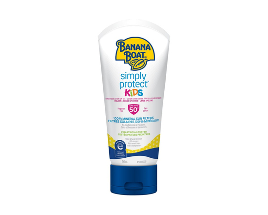 Banana Boat Simply Protect Kids Mineral Sunscreen Lotion - 150ml
