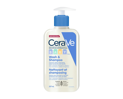 CeraVe BeBe Wash & Shampoo - 237ml