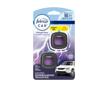 Febreze Auto Midnight Storm - 2 Count