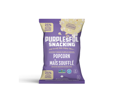Purplesful Plantbase Cheddar Popcorn - 136g