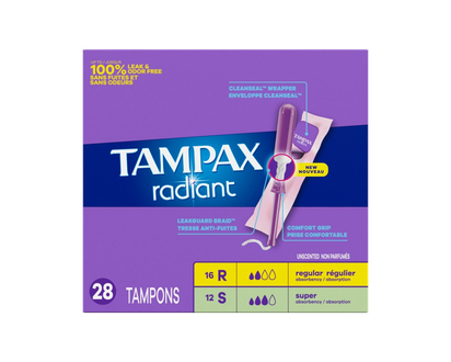 TAMPAX RADIANT DUO R/S