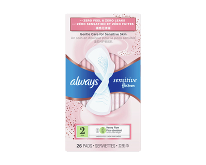 ALWAYS SENSITIVE Size 2