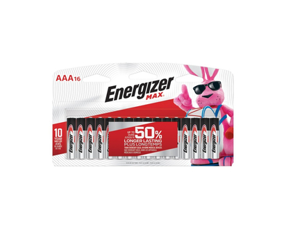 Energizer Max AAA Batteries - 16's