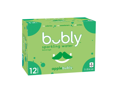 Bubly Sparkling Water - Apple - 12x355ml