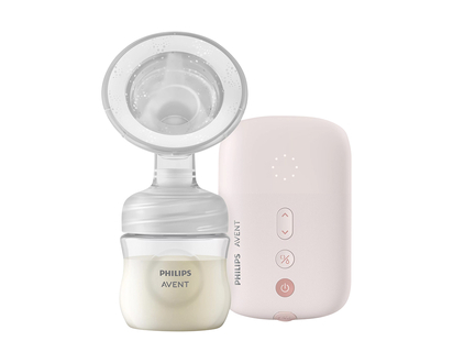 Philips AVENT Advanced Electric Single Breast Pump Kit with Natural Motion Technology - Light Pink - SCF391/62