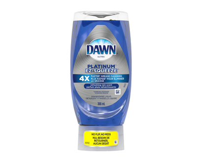 Dawn Platinum EZ-Squeeze Dishwashing Liquid - Rain Scent - 366ml