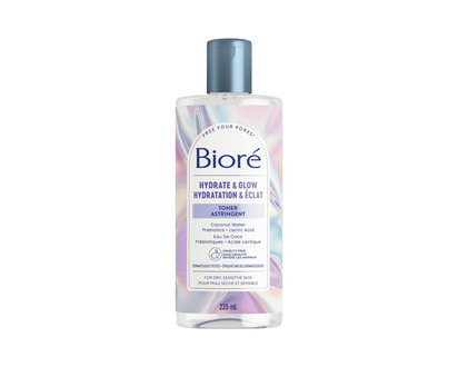 Biore Hydrate &amp; Glow Toner Astringent - 235ml