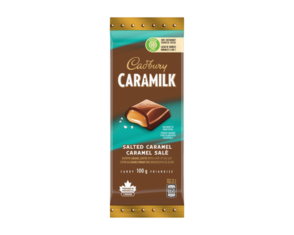 Cadbury Caramilk Chocolate Bar - Salted Caramel - 100g
