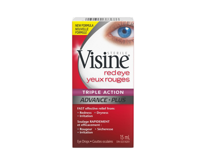 Visine Triple Action Advance Plus Drops - 15ml