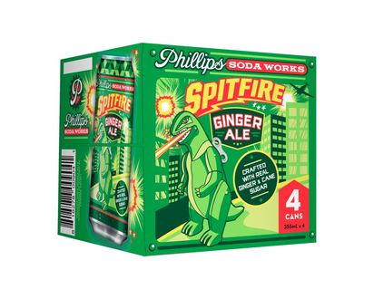 Phillips Spitfire Ginger Ale - 4x355ml