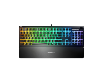 SteelSeries Apex 3 Water Resistant Gaming Keyboard - Black - 64795