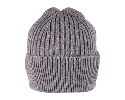 Di Firenze Ribbed Knit Hat - Charcoal