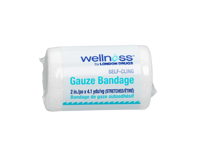 Wellness by London Drugs Gauze Bandage - 2inch x 4.1yards